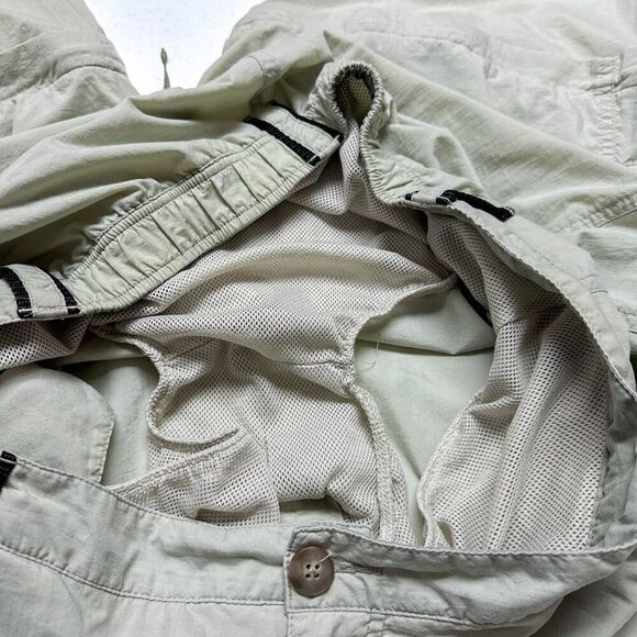 Redington Convertible Pants Mens 38 Tan Fishing Cargo Nylon Mesh‎ Lined Outdoor - Picture 11 of 15